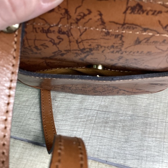 Patricia Nash Riot Rust Rocca Saddle Purse - Picture 9 of 10